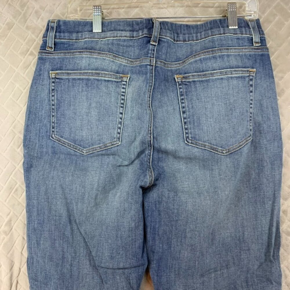 Canyon Retreat Womens 14 Denim Jeans Blue Skinny Rhinestone High Rise Stretch - Picture 12 of 15